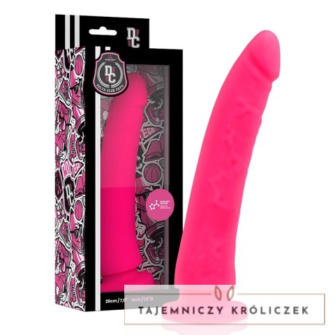 DELTACLUB Uprząż z silikonowym elementem 20 cm x 4 cm rożowy DELTACLUB