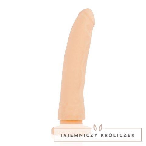 Delta Club Uprząż z silikonową nakładką 17 cm x 3 cm Flesh DELTACLUB