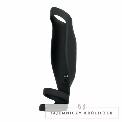 Evolved Rocketeer - wielofunkcyjny pierścień z systemem wibracji USB Gender X