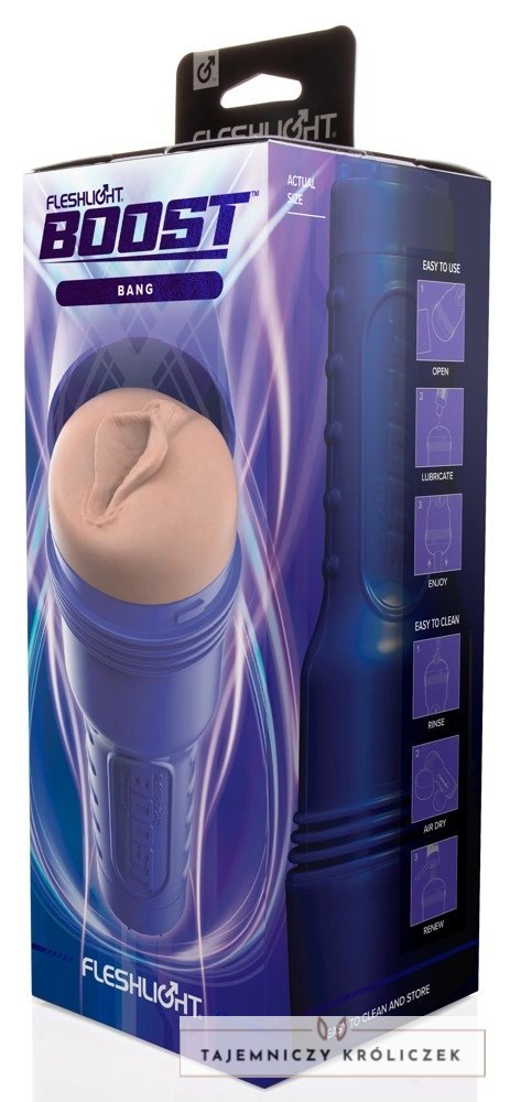 Fleshlight Boost Bang Dark - System kontroli powietrza, brązowy 24,8 cm Fleshlight