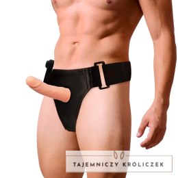 Harness Attraction Uprząż Intymna z Wibratorem 15 cm Naturalny TPR HARNESS ATTRACTION