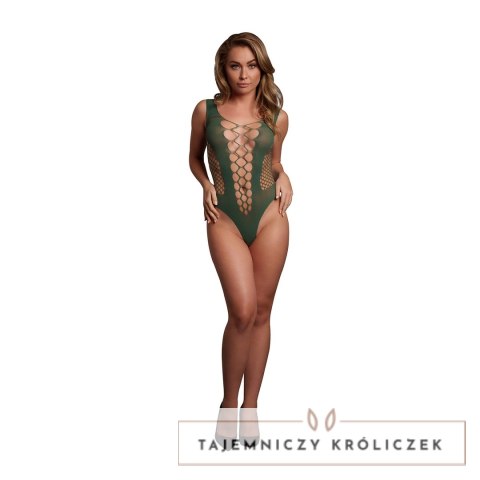 Le Desir Body damskie dekolt V elastyczne siateczka XS-XL czarne Le Désir by Shots