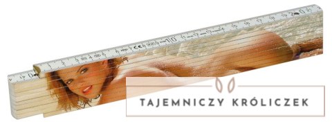 Orion Brand Linijka składana 2m lakierowane drewno motyw dziewczyny Orion Brand