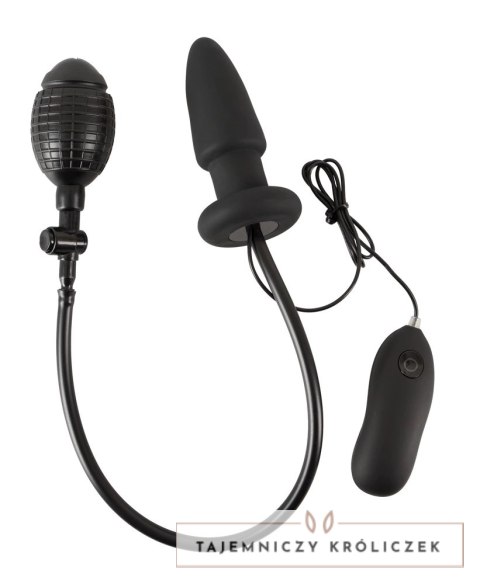 You2Toys Inflatable Plug z Wibracjami i Przewodowym Sterowaniem, czarny You2Toys