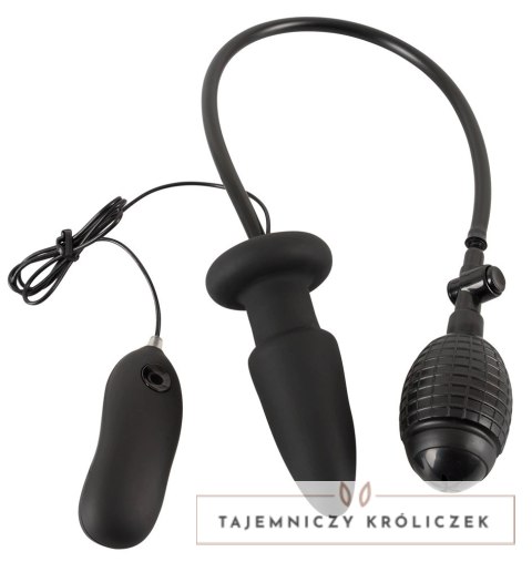 You2Toys Inflatable Plug z Wibracjami i Przewodowym Sterowaniem, czarny You2Toys