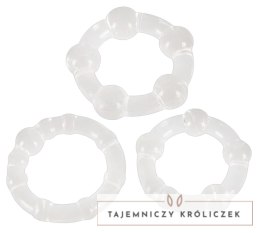 You2Toys Zestaw 3 pierścieni intymnych, rożne kształty, elastyczne TPE You2Toys