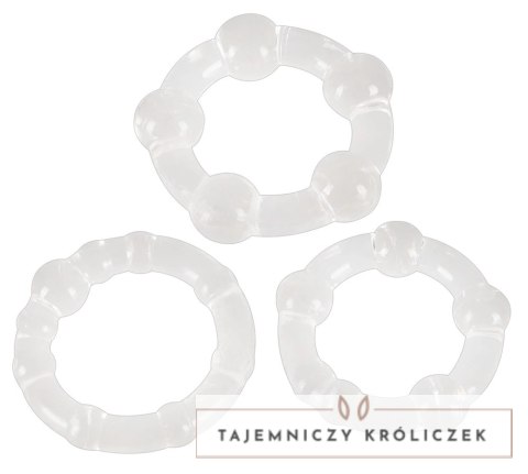You2Toys Zestaw 3 pierścieni intymnych, rożne kształty, elastyczne TPE You2Toys