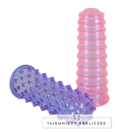 You2Toys Zestaw Nakładek na Palce PVC 8cm Rożowo-Fioletowe You2Toys
