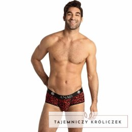 Anais Men Tribal Brief L - Czerwone figi z mikrofibry z wzorem zwierzęcym ANAIS MEN