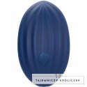 CalExotics Cashmere Velvet Curve Blue - Masażer silikonowy 10 trybow IPX7 CALEXOTICS