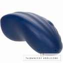 CalExotics Cashmere Velvet Curve Blue - Masażer silikonowy 10 trybow IPX7 CALEXOTICS