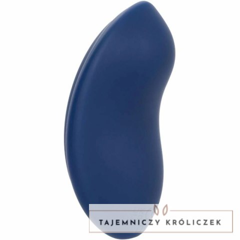 CalExotics Cashmere Velvet Curve Blue - Masażer silikonowy 10 trybow IPX7 CALEXOTICS