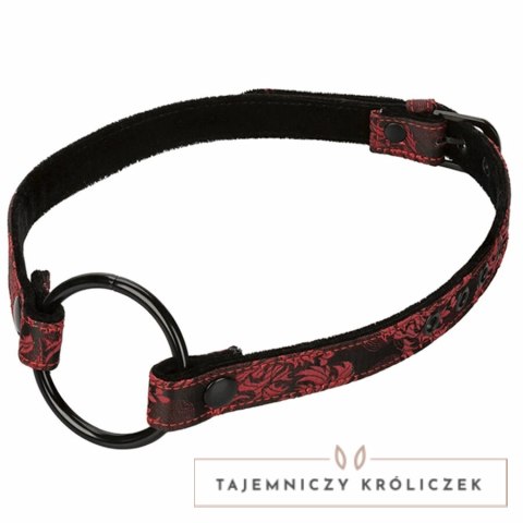CalExotics Scandal Wide Open Mouth Gag - Regulowany pasek, 2 pierścienie CALEXOTICS