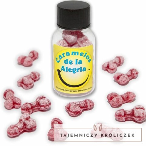 Diablo Picante cukierki owocowe truskawkowo-wiśniowe 12 szt dekoracja imprezowa DIABLO