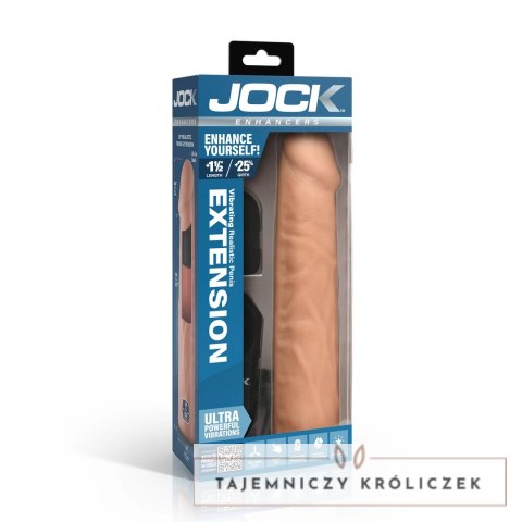 Enhancers Wibrująca Nakładka Anatomiczna z Pilotem 22 cm Light Curve Toys