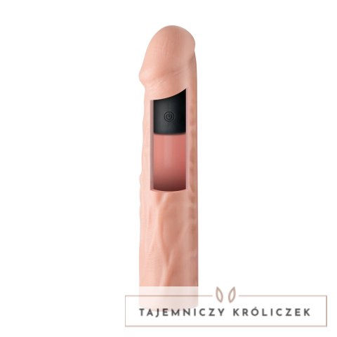Enhancers Wibrująca Nakładka Anatomiczna z Pilotem 22 cm Light Curve Toys