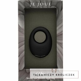 Je Joue Mio czarny - elastyczny pierścień wibracyjny z silnikiem niskiej częstotliwości JE JOUE