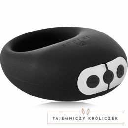 Je Joue Mio czarny - elastyczny pierścień wibracyjny z silnikiem niskiej częstotliwości JE JOUE