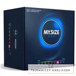 MY.SIZE PRO prezerwatywy 64 mm 80 sztuk - ultracienkie, hypoalergiczne MY SIZE