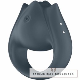 Satisfyer Perfect Pair 2 Grey - Wielofunkcyjny Pierścień i Stymulator 2w1 SATISFYER