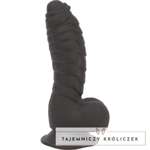 Addiction Ben Dong 18 cm Black - silikonowa anatomiczna forma, prążkowana Addiction