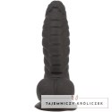 Addiction Ben Dong 18 cm Black - silikonowa anatomiczna forma, prążkowana Addiction