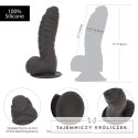 Addiction Ben Dong 18 cm Black - silikonowa anatomiczna forma, prążkowana Addiction