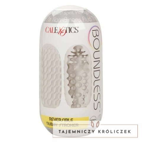 CalExotics Boundless Reversible Nubby - dwustronna maszyna intymna TPR 11,5 cm CALEXOTICS