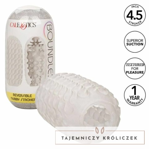 CalExotics Boundless Reversible Nubby - dwustronna maszyna intymna TPR 11,5 cm CALEXOTICS