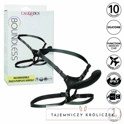 CalExotics Boundless - wielofunkcyjna uprząż ładowana USB, silikon CALEXOTICS