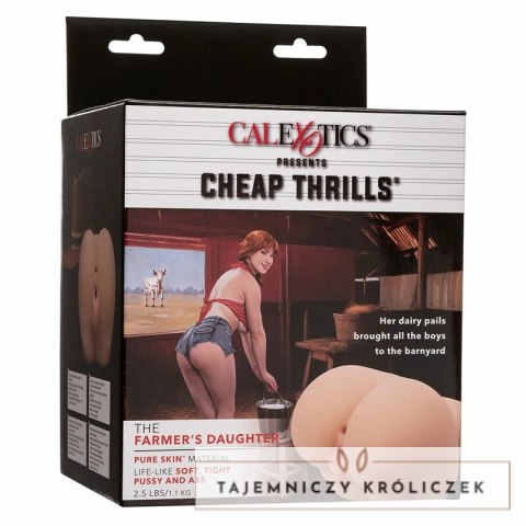 CalExotics Cheap Thrills Farmer's Daughter Model Pure Skin 1,1kg Masturbator podwojny CALEXOTICS