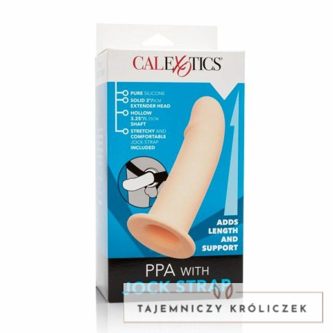 CalExotics Jock - anatomiczny system z elastyczną uprzężą, 17,75 cm CALEXOTICS