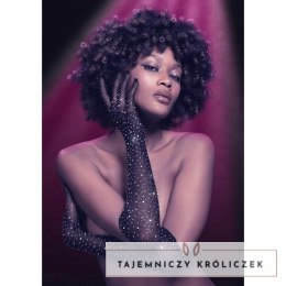 CalExotics Radiance Rękawice Siatkowe z Kryształkami Długie, Czarne, Uniwersalne CALEXOTICS