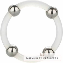 CalExotics Silikonowy Pierścień z Koralikami Stalowymi L 3,75 cm CALEXOTICS