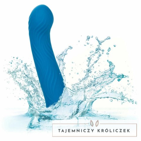 CalExotics Wave Rider Ripple - wtyczka analityczna z falistą teksturą, niebieska CALEXOTICS