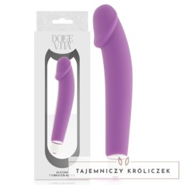 Dolce Vita Classic Violet silikonowy model wielofunkcyjny 158x31mm DOLCE VITA