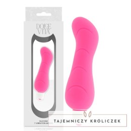 Dolce Vita G-Spot Pink - silikonowy model anatomiczny, 7 trybow, 122 mm DOLCE VITA