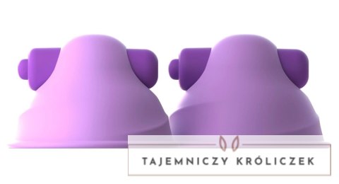 Fantasy For Her Zaciski Wibracyjne Ssące na Sutki Fioletowe 5,8cm Fantasy For Her