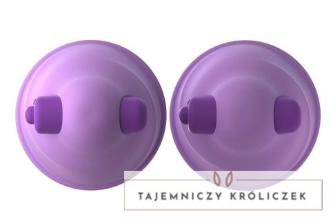 Fantasy For Her Zaciski Wibracyjne Ssące na Sutki Fioletowe 5,8cm Fantasy For Her