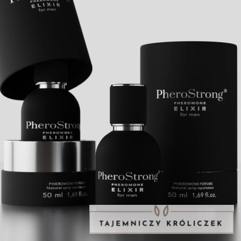 PheroStrong Elixir for Men - perfumy męskie z nutami paczuli i wanilii 50ml PheroStrong