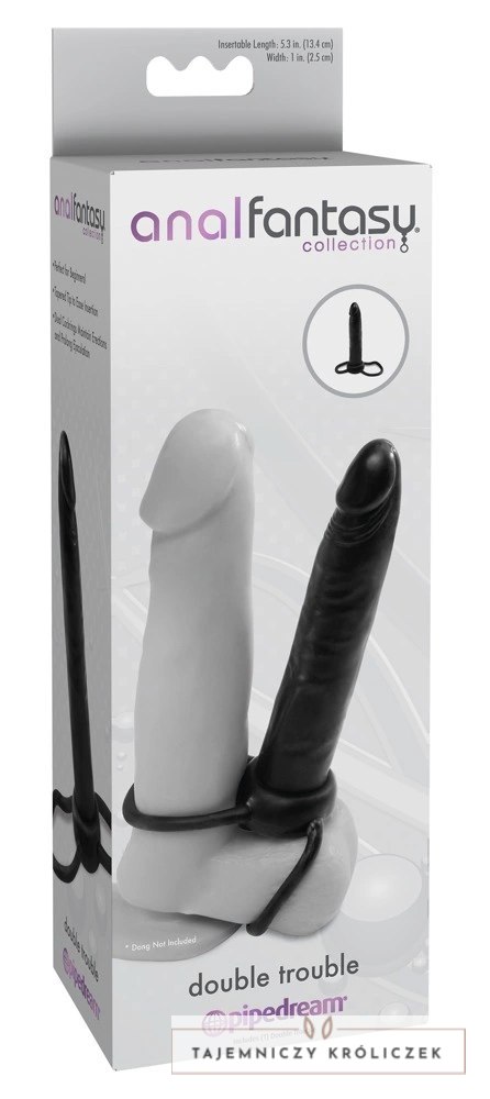 Pipedream Anal Fantasy System - Zestaw z elastyczną wkładką i podwojnym pierścieniem Anal Fantasy