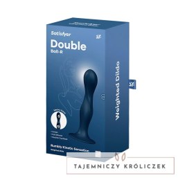 Satisfyer Double Ball-R - model z obciążeniem, silikon, czarny Satisfyer