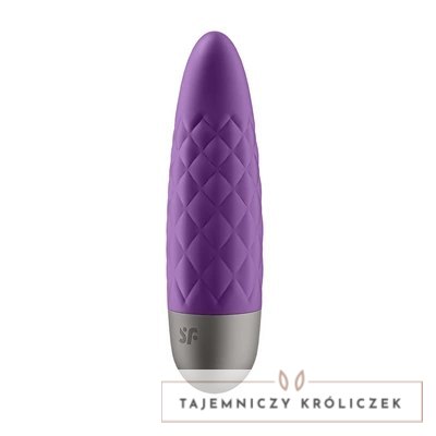 Satisfyer Ultra Power Bullet 5 czarny - kompaktowy model z teksturą Satisfyer