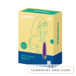 Satisfyer Ultra Power Bullet 5 czarny - kompaktowy model z teksturą Satisfyer