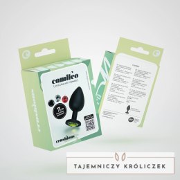 Crushious Camileo Czarny Korek Intymny z 4 Wymiennymi Kryształkami S Crushious
