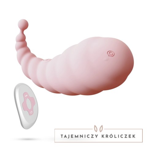 Crushious Cocoon Rożowy - Model Wibrujący z Pilotem Bezprzewodowym USB Crushious