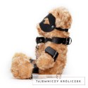 Crushious Crushito Pluszowy Miś 31 cm Czarny z Akcesoriami Bondage Crushious