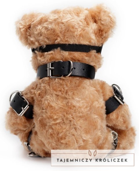 Crushious Crushito Pluszowy Miś 31 cm Czarny z Akcesoriami Bondage Crushious