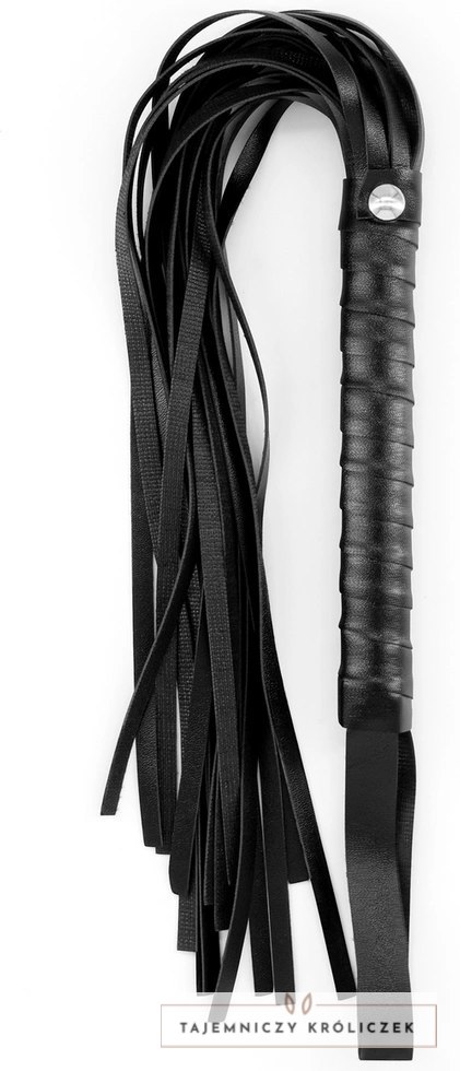 Crushious Floggy Czarna Plątnica z Rączką PU 58 cm Crushious