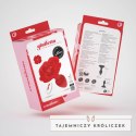 Crushious Giulietta Red - Wibrująca Rotacyjna Zatyczka z Pilotem 7,7 cm Crushious